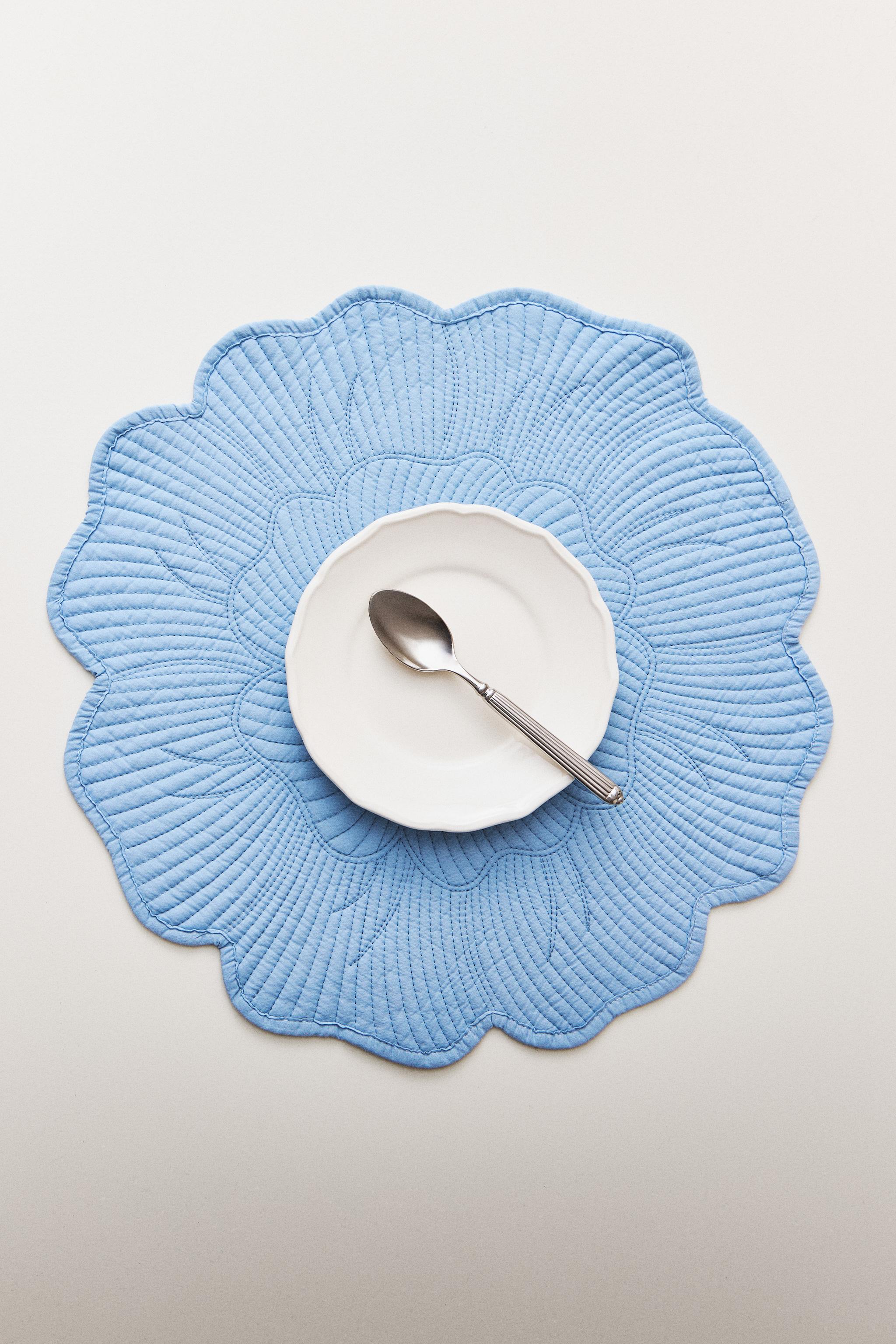SET DE TABLE MATELASSÉ FLEUR